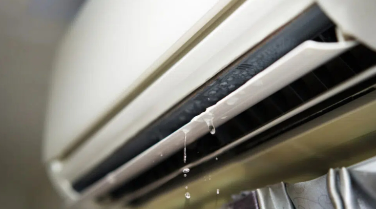 Water Dripping from a Split AC
